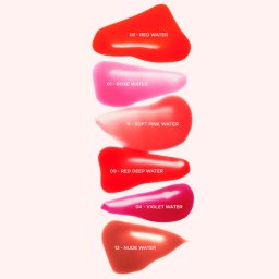 Clarins Lábios Cosméticos Water Lip Stain Batom Efeito Tatuagem 01 ROSE WATER