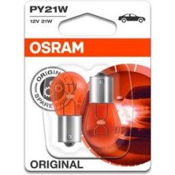 Ams-Osram Lâmpada secundária OSRAM PY21W Standard 12V/ 21W, 2 peça