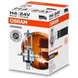 Ams-Osram Lâmpada de halogéneo OSRAM H4 Standard 24V/ 75W/70, 1 peça