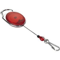 DURABLE Porta-identificação JOJO STYLE , com mosquetão, embalagem de 20 unid., vermelho, Porta-identificação JOJO STYLE, com mosquetão, embalagem de 20 unid., vermelho. Ideais para cartões de identificação de empresas e fábricas, identificações de seguran
