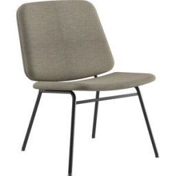 kaiserkraft Cadeira para lounge Greta, altura do assento 400 mm, armação preta, forro bege, Cadeira para lounge Greta, altura do assento 400 mm, armação preta, forro bege. 100% poliéster reciclado. Assento extra largo. Design moderno. Um cadeirão muito co