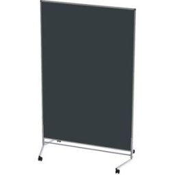 kaiserkraft Parede funcional, móvel, têxtil, de ambos os lados, cinzento, LxA 1200 x 1500 mm, Parede funcional, móvel, têxtil, de ambos os lados, cinzento, LxA 1200 x 1500 mm. Ideais para apresentações ou pendurar informações, fotos, documentos. Revestime