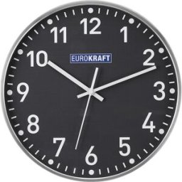 eurokraft pro Relógio de parede, Ø 300 mm , mecanismo relógio de quartzo, mostrador cinzento grafite, Relógio de parede, Ø 300 mm, mecanismo relógio de quartzo, mostrador cinzento grafite. Produto de elevada qualidade com corpo em aço inoxidável robusto.