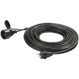 Kärcher Extensão , 20 m de comprimento, com proteção contra dobras, Extensão, 20 m de comprimento, com proteção contra dobras. Ficha de contacto de segurança protegida contra salpicos de água (clientes suíços recebem um cabo com a ficha suíça tipo J). Alí