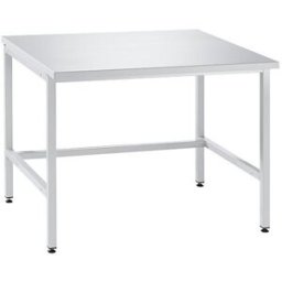 kaiserkraft Mesa de laboratório com armação de pés em H, altura de trabalho em pé 900 mm, LxP 900 x 750 mm, Mesa de laboratório com armação de pés em H, altura de trabalho em pé 900 mm, LxP 900 x 750 mm. Mesa de laboratório como mesa de aparelhos (altura