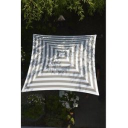 kaiserkraft Guarda-sol, quadrado, CxL 1600 x 1600 mm, armação branca, branco/taupe, Guarda-sol, quadrado, CxL 1600 x 1600 mm, armação branca, branco/taupe. Design fantástico. Capa de 4 peças. Fator de proteção solar FPS 40. Guarda-sol quadrado com element