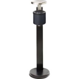 kaiserkraft Cinzeiro de segurança com pé e telhado, volume 2,25 l, grafite, Cinzeiro de segurança com pé e telhado, volume 2,25 l, grafite. Tampa em forma de funil para eliminação fácil dos resíduos de cigarros.
