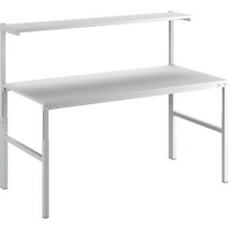 Treston Mesa de trabalho com placa de andares TPH , ajuste manual da altura, LxP 1800 x 900 mm, Mesa de trabalho com placa de andares TPH, ajuste manual da altura, LxP 1800 x 900 mm. Grande seleção de acessórios para a conceção personalizada do local de t
