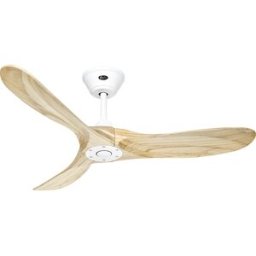 kaiserkraft Ventoinha de teto ECO GENUINO, Ø da pá do rotor 1220 mm, natural/branco mate, Ventoinha de teto ECO GENUINO, Ø da pá do rotor 1220 mm, natural/branco mate. Para espaços de 11 a 16 m², rendimento de ar de 6627 m³/h. Muito eficiente em termos en