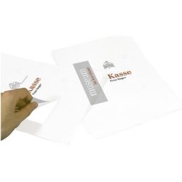 kaiserkraft Película transparente, embalagem de 10 folhas, para formato 130 x 200 mm, Película transparente, embalagem de 10 folhas, para formato 130 x 200 mm. Em branco para personalizar. Para impressora a laser. Conteúdo de 10 folhas. Prático, limpo, pr