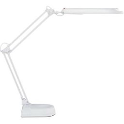 MAUL Candeeiro LED, 5800 K, 21 LEDs , com base, branco, Candeeiro LED, 5800 K, 21 LEDs, com base, branco. Com base. Candeeiro LED, 6500 Kelvin, luz diurna branca. Este candeeiro contém lâmpadas LED integradas. As lâmpadas não podem ser substituídas. Vida