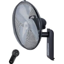kaiserkraft Ventoinha de parede, com comando à distância, antracite com acabamento mate, Ventoinha de parede, com comando à distância, antracite com acabamento mate. Não ocupa espaço na secretária. Todas as funções selecionáveis no painel de controlo ou a