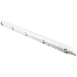 kaiserkraft Luminária LED para locais húmidos, 1 lâmpada, CxLxA 610 x 82 x 75 mm, 6500 K, Luminária LED para locais húmidos, 1 lâmpada, CxLxA 610 x 82 x 75 mm, 6500 K. Luminária com controlador LED integrado (certificação ENEC). Corpo e estrutura em polic