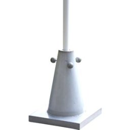 kaiserkraft Suporte de guarda-sol PYLON, AxLxP 400 x 300 x 300 mm, betão encerado, Suporte de guarda-sol PYLON, AxLxP 400 x 300 x 300 mm, betão encerado. Destacam-se claramente pelo seu aspeto apelativo. Betão encerado. Suportes de guarda-sol estáveis. Co