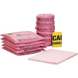 PIG Pacote de reabastecimento para bidão de segurança , versão para químicos, absorve 41 l, Pacote de reabastecimento para bidão de segurança, versão para químicos, absorve 41 l. Absorve e retém químicos, ácidos, soluções alcalinas e líquidos agressivos,