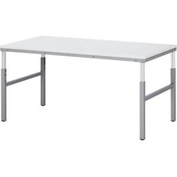 RAU Sistema do local de trabalho, regulável manualmente em altura de 650 - 1000 mm , mesa base, LxP 1800 x 900 mm, Sistema do local de trabalho, regulável manualmente em altura de 650 - 1000 mm, mesa base, LxP 1800 x 900 mm. De série com regulação manual