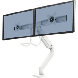 Fellowes Braço do monitor EPPA CROSSBAR , amplitude de rotação 20°, AxLxP 830 x 160 x 230 mm, branco, Braço do monitor EPPA CROSSBAR, amplitude de rotação 20°, AxLxP 830 x 160 x 230 mm, branco. Fixação rápida VESA parcial. Sistema de gestão de cabos integ