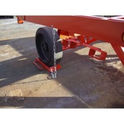 eurokraft pro Calço , de ação dupla, vermelho trânsito RAL 3020, Calço, de ação dupla, vermelho trânsito RAL 3020. Elevada segurança. Fácil de aplicar. Com corrente e suporte. Protege contra rolamento involuntário em ambas as direções.