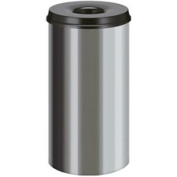 kaiserkraft Cesto de papéis de segurança, aço inoxidável, volume 50 l, AxØ 625 x 335 mm, autoextintor, Cesto de papéis de segurança, aço inoxidável, volume 50 l, AxØ 625 x 335 mm, autoextintor. Proteção preventiva contra incêndios diretamente no local de
