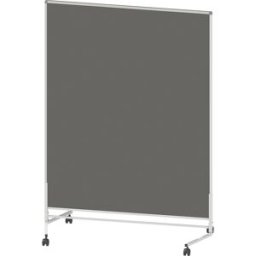 kaiserkraft Parede funcional, móvel, têxtil, de ambos os lados, antracite, LxA 1200 x 1500 mm, Parede funcional, móvel, têxtil, de ambos os lados, antracite, LxA 1200 x 1500 mm. Ideais para apresentações ou pendurar informações, fotos, documentos. Revesti