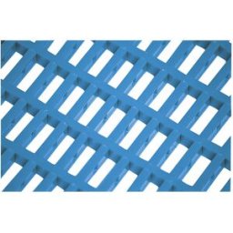 COBA Esteira anticansaço em vinil mat® , tecelagem dupla, por metro corrente, tamanho da malha 10 x 22 mm, azul, Esteira anticansaço em vinil mat®, tecelagem dupla, por metro corrente, tamanho da malha 10 x 22 mm, azul. Antiderrapantes R10 conforme a EN 1