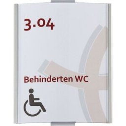 kaiserkraft Placa para porta FRANKFURT™, AxLxP 148 x 120 x 13 mm, A6 na vertical, prateado, Placa para porta FRANKFURT™, AxLxP 148 x 120 x 13 mm, A6 na vertical, prateado. Placa de porta abaulada a preço económico. Alumínio anodizado prateado. Inclui cobe