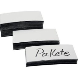 magnetoplan Etiqueta magnética , branco, embalagem de 200 unid., largura 50 mm, Etiqueta magnética, branco, embalagem de 200 unid., largura 50 mm. Com revestimento PVC branco, as etiquetas magnéticas são ideais para a identificação duradoura de estantes.