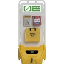 kaiserkraft Estação de serviço móvel SAFETY POINT, com tampa fechável à chave, vedação, para produtos de segurança/proteção, amarelo, Estação de serviço móvel SAFETY POINT, com tampa fechável à chave, vedação, para produtos de segurança/proteção, amarelo.