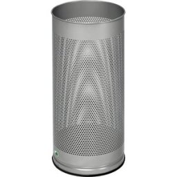 VAR Suportes para guarda-chuvas, altura 610 mm , chapa perfurada, galvanizada, cinza alumínio, Suportes para guarda-chuvas, altura 610 mm, chapa perfurada, galvanizada, cinza alumínio. Opcionalmente em chapa de aço galvanizada e pintada a pó ou aço inoxid