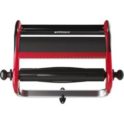 TORK Suporte para rolos de papel de limpeza , suporte de parede com aresta de corte, preto / vermelho, Suporte para rolos de papel de limpeza, suporte de parede com aresta de corte, preto / vermelho. Rebordo de corte reforçado a fibra de vidro. Cobertura