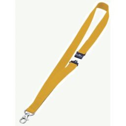 DURABLE Fitas de tecido com mosquetão , fecho de segurança, embalagem de 50 unid., amarelo, Fitas de tecido com mosquetão, fecho de segurança, embalagem de 50 unid., amarelo. Fita de tecido com 20 mm de largura e fecho de segurança que se abre em caso de