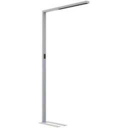kaiserkraft Candeeiro de pé LED Linus Up & Down, sensor/regulação da intensidade luminosa, A 1950 mm, prateado, Candeeiro de pé LED Linus Up & Down, sensor/regulação da intensidade luminosa, A 1950 mm, prateado. Sem tremulação. Com sensor e regulação da i