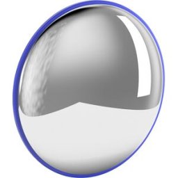 eurokraft pro Espelho universal para interiores e exteriores , redondo, Ø 800 mm, Espelho universal para interiores e exteriores, redondo, Ø 800 mm. Ideais para a vigilância de sistemas de produção, espaços de vendas e armazéns. A forma ligeiramente abaul