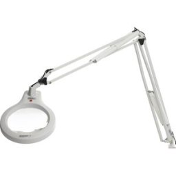 kaiserkraft Candeeiro de lupa anelares LED, lente em vidro de 3 dioptrias, lâmpada de LED de 12 W, Ø da lente 150 mm, Candeeiro de lupa anelares LED, lente em vidro de 3 dioptrias, lâmpada de LED de 12 W, Ø da lente 150 mm. Distribuição simétrica da luz.