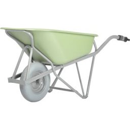 MATADOR Carrinho de mão Profi-Max Plus , em aço, 90 l, caixa em HDPE verde, pneus resistentes ao empanamento, a partir de 6 unid., Carrinho de mão Profi-Max Plus, em aço, 90 l, caixa em HDPE verde, pneus resistentes ao empanamento, a partir de 6 unid. Prá