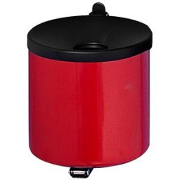 kaiserkraft Cinzeiro de parede, autoextinguível, 2,25 l, aço, vermelho, Cinzeiro de parede, autoextinguível, 2,25 l, aço, vermelho. Caixa de metal robusta para uma utilização duradoura. Autoextinguível - aumenta consideravelmente a segurança. Design moder