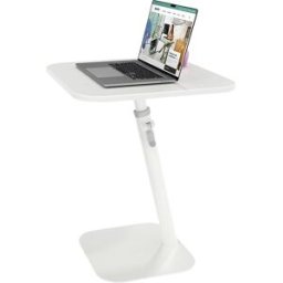 Dataflex Mesa para portátil Bento® , amplitude de regulação da altura 555 - 750 mm, branco, Mesa para portátil Bento®, amplitude de regulação da altura 555 - 750 mm, branco. Excelente design, combina com qualquer interior. Criar estações de trabalho em to