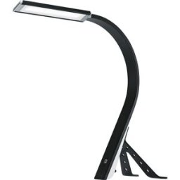 Hansa Candeeiro de mesa LED SWING , intensidade regulável, cabeça do candeeiro giratória, base, preto, Candeeiro de mesa LED SWING, intensidade regulável, cabeça do candeeiro giratória, base, preto. 5 níveis de regulação com função de memória para adaptar