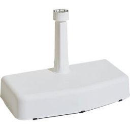 kaiserkraft Suporte retangular para guarda-sóis, AxLxP 90 x 500 x 250 mm, para pés com Ø 19 – 38 mm, Suporte retangular para guarda-sóis, AxLxP 90 x 500 x 250 mm, para pés com Ø 19 - 38 mm. Para pés do guarda-sol com Ø 19 a 38 mm. Peso do suporte 20 kg. E