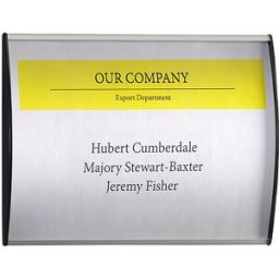 kaiserkraft Placa em alumínio para porta, em formato vertical e horizontal, embalagem de 10 unid., LxA 210 x 148 mm, Placa em alumínio para porta, em formato vertical e horizontal, embalagem de 10 unid., LxA 210 x 148 mm. Sistema atrativo de placas de alu