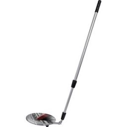 Vialux Espelho de inspeção , Polymir®, Ø 300 mm, 3 m haste telescópica + LED, Espelho de inspeção, Polymir®, Ø 300 mm, 3 m haste telescópica + LED. Utilização flexível para controlos de segurança. Superfície de espelho em Polymir®. Com haste telescópica e