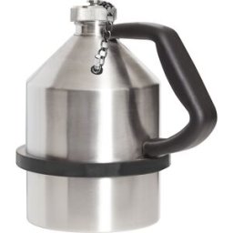kaiserkraft Recipiente de segurança em aço inoxidável, com tampa de enroscar e ligação à terra, volume 2 l, Recipiente de segurança em aço inoxidável, com tampa de enroscar e ligação à terra, volume 2 l. Para o armazenamento de líquidos inflamáveis, agres