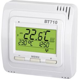 kaiserkraft Termóstato de radiofrequência BT710, transmissor com visor digital, até 9 recetores, Termóstato de radiofrequência BT710, transmissor com visor digital, até 9 recetores. Para controlar os sistemas de aquecimento elétricos em função da temperat