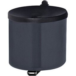 kaiserkraft Cinzeiro de parede, autoextinguível, 2,25 l, aço, grafite, Cinzeiro de parede, autoextinguível, 2,25 l, aço, grafite. Caixa de metal robusta para uma utilização duradoura. Autoextinguível - aumenta consideravelmente a segurança. Design moderno
