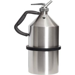 kaiserkraft Recipiente doseador de segurança em aço inoxidável, com torneira de dosagem precisa e ligação à terra, volume 5 l, Recipiente doseador de segurança em aço inoxidável, com torneira de dosagem precisa e ligação à terra, volume 5 l. Distribuição,