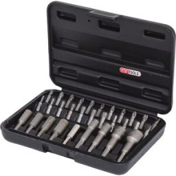 KS Tools Conjunto de pontas de 1/4'' , 31 peças, forma em C 6,35, Conjunto de pontas de 1/4'', 31 peças, forma em C 6,35. Composição ideal do conjunto para instalações sanitárias, aquecimento e ar condicionado. Com encaixe sextavado exterior de acordo com