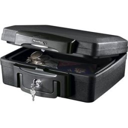 Masterlock Caixa de documentos , resistente ao fogo e estanque, pequena, AxLxP 156 x 362 x 330 mm, Caixa de documentos, resistente ao fogo e estanque, pequena, AxLxP 156 x 362 x 330 mm. Proteção máxima - construção resistente ao fogo e à água. Testada por