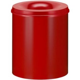 kaiserkraft Cesto de papéis de segurança, aço, ignífugo, capacidade 80 l, AxØ 540 x 465 mm, corpo vermelho / cabeça de extinção vermelha, Cesto de papéis de segurança, aço, ignífugo, capacidade 80 l, AxØ 540 x 465 mm, corpo vermelho / cabeça de extinção v