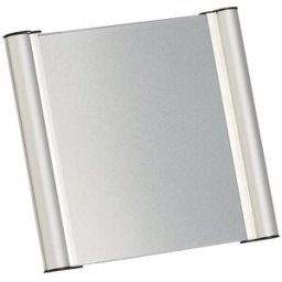 kaiserkraft Placa para porta, caixilho em perfil de alumínio, AxLxP 155 x 155 x 8 mm, embalagem de 10 unid., Placa para porta, caixilho em perfil de alumínio, AxLxP 155 x 155 x 8 mm, embalagem de 10 unid. As placas possuem uma placa traseira em plástico r