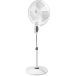 kaiserkraft Ventoinha de pé com corpo em plástico, branco, 3 níveis de rotação, a partir de 1 unid., Ventoinha de pé com corpo em plástico, branco, 3 níveis de rotação, a partir de 1 unid. 3 níveis de velocidade comandáveis através de interruptor de press